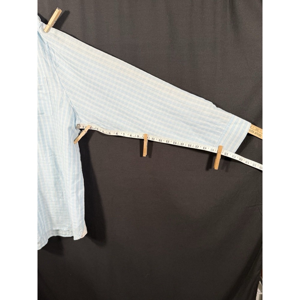 Tommy‎ Bahama Ventana Striped Linen Long Sleeve Flip Cuff Shirt Mens XXXLT - Picture 12 of 13